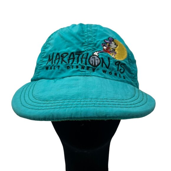 Walt Disney World Marathon 1995 Vintage Embroidered Snapback Hat Cap Retro Rare - Picture 1 of 11